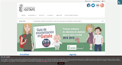 Desktop Screenshot of getafe.es
